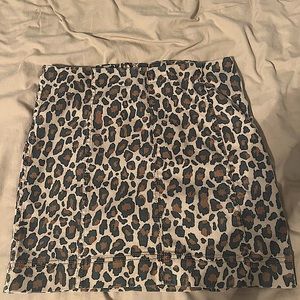 Cheetah Print Pencil Skirt